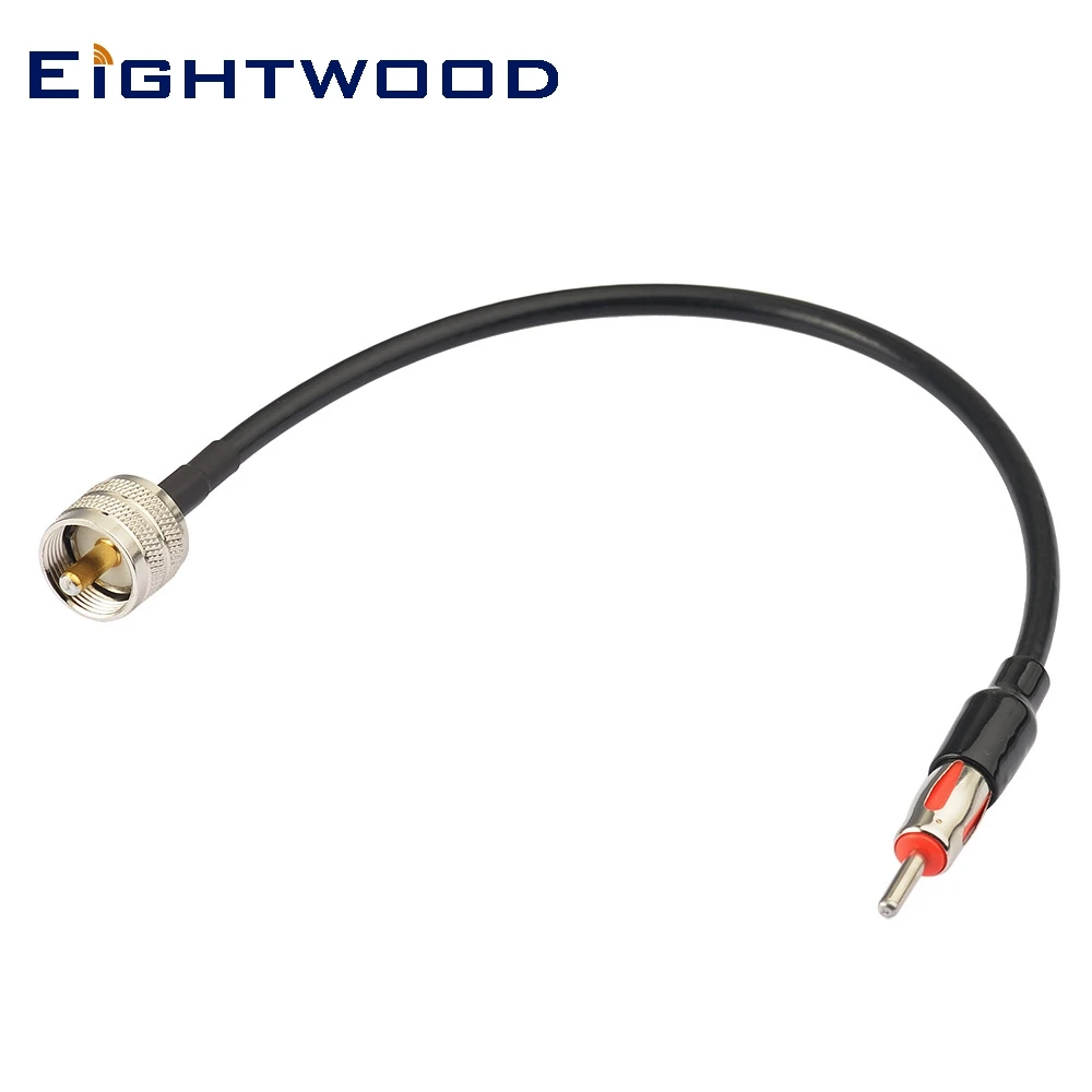 Eightwood PL259 UHF Plug Male to Motorola AM/FM Plug Male Connector RG58 Coax Extension Lead 30cm for Car Radio Antenna Aerial
Eightwood PL259 UHF Plug Male to Motorola AM/FM Plug Male Connector RG58 Coax Extension Lead 30cm for Car Radio Antenna Aerial