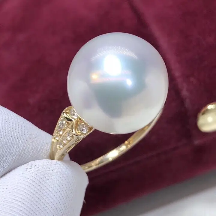 D101 Pearl Ring 10-11mm Fine Jewelry 18K Solid Gold Natural Fresh Water White Pearls Rings for Women Fine Pearls Rings
D101 Pearl Ring 10-11mm Fine Jewelry 18K Solid Gold Natural Fresh Water White Pearls Rings for Women Fine Pearls Rings