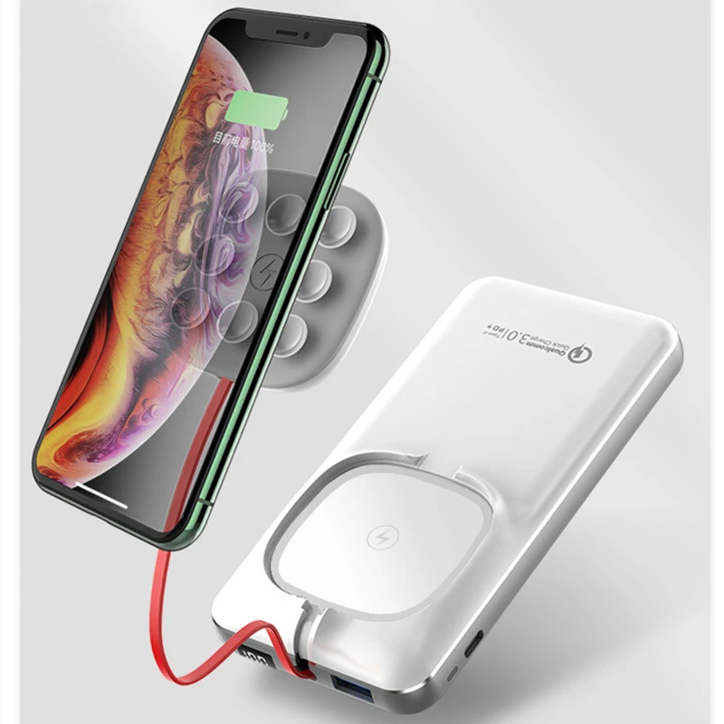 Big-Capacity 37Wh 10000mAh USB QC3.0 PD FCP AFC 18W Wireless Charging Lithium Ion Li-polymer Batteries For Cellphone Power Bank
Big-Capacity 37Wh 10000mAh USB QC3.0 PD FCP AFC 18W Wireless Charging Lithium Ion Li-polymer Batteries For Cellphone Power Bank