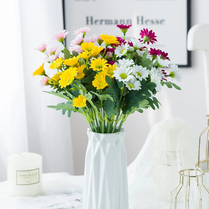21 Heads Autumn Silk Daisy Bouquet Christmas Decorations Vase for Home Wedding Decorative Household Products Artificial Flowers
21 Heads Autumn Silk Daisy Bouquet Christmas Decorations Vase for Home Wedding Decorative Household Products Artificial Flowers