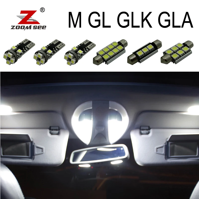 100% Nice Canbus White LED Interior Map Dome bulb Light Kit For Mercedes Benz M ML GL GLK GLA W163 W164 W166 X164 X166 X156 X204
100% Nice Canbus White LED Interior Map Dome bulb Light Kit For Mercedes Benz M ML GL GLK GLA W163 W164 W166 X164 X166 X156 X204
