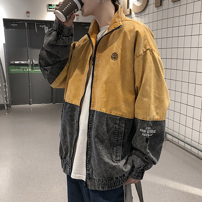 Plus Size 5XL-M Autumn Winter New Japan Style Stand Collar Vintage Letter Embroidery Loose Casual Jackets Men Clothing
Plus Size 5XL-M Autumn Winter New Japan Style Stand Collar Vintage Letter Embroidery Loose Casual Jackets Men Clothing