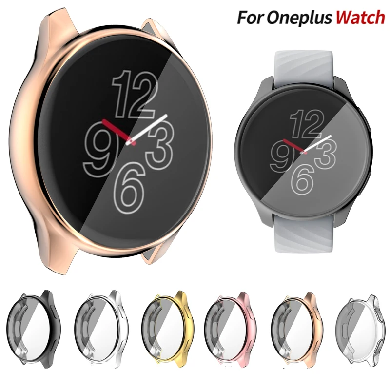 TPU Plating Protective Cover For Oneplus Watch Case Full Screen Protector Shell Bumper Cases For One plus Watch Accessories
TPU Plating Protective Cover For Oneplus Watch Case Full Screen Protector Shell Bumper Cases For One plus Watch Accessories