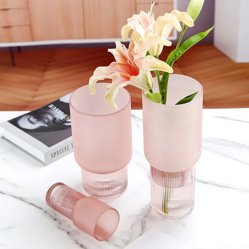 Frosted Vase Living Room Dried Flowers Nordic Ins Style Glass Transparent Dill Home Decoration Accessories Flower Vases For Home
Frosted Vase Living Room Dried Flowers Nordic Ins Style Glass Transparent Dill Home Decoration Accessories Flower Vases For Home