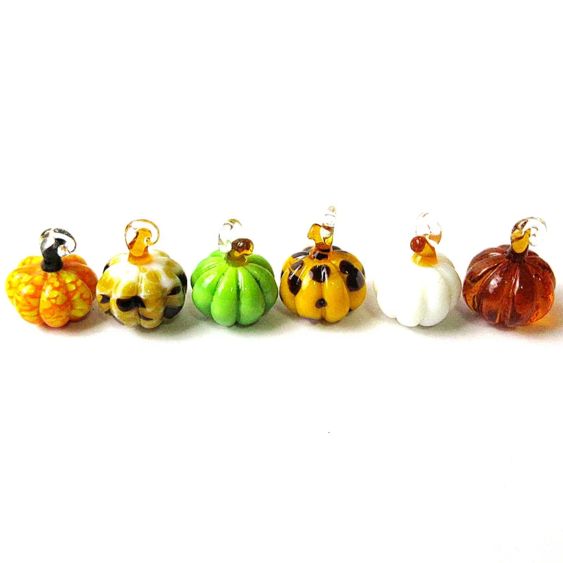 6pcs Custom Handmade Murano Glass Pumpkin Mini Pendant Home Hanging Decor Halloween Ornaments Women's Jewelry Making Accessories
6pcs Custom Handmade Murano Glass Pumpkin Mini Pendant Home Hanging Decor Halloween Ornaments Women's Jewelry Making Accessories