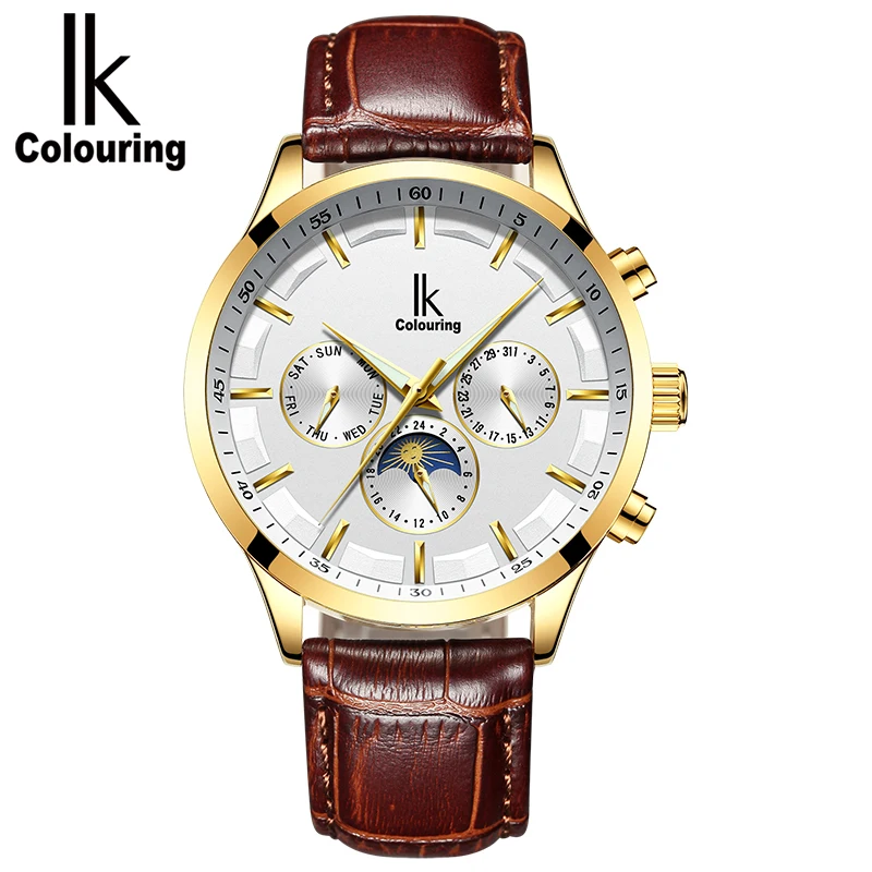 IK Colouring Mens Watches Top Brand Luxury Automatic Men Mechanical Wristwatches Leather Relogio Masculino Gift
IK Colouring Mens Watches Top Brand Luxury Automatic Men Mechanical Wristwatches Leather Relogio Masculino Gift