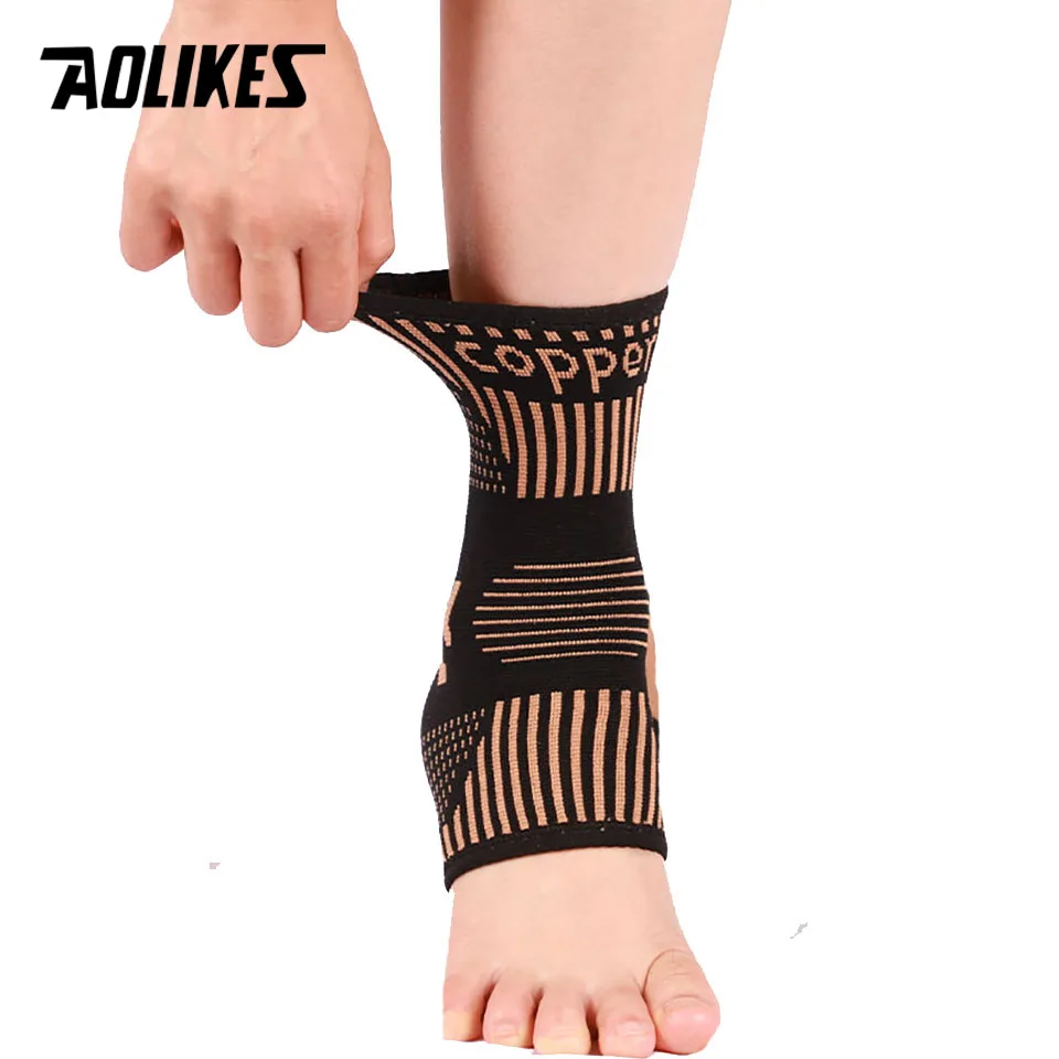 AOLIKES 1PCS Copper Ankle Brace Ankle Compression Sleeve Ankle Support Foot Brace For Sprained Ankle,Swelling,Running,Sport
AOLIKES 1PCS Copper Ankle Brace Ankle Compression Sleeve Ankle Support Foot Brace For Sprained Ankle,Swelling,Running,Sport