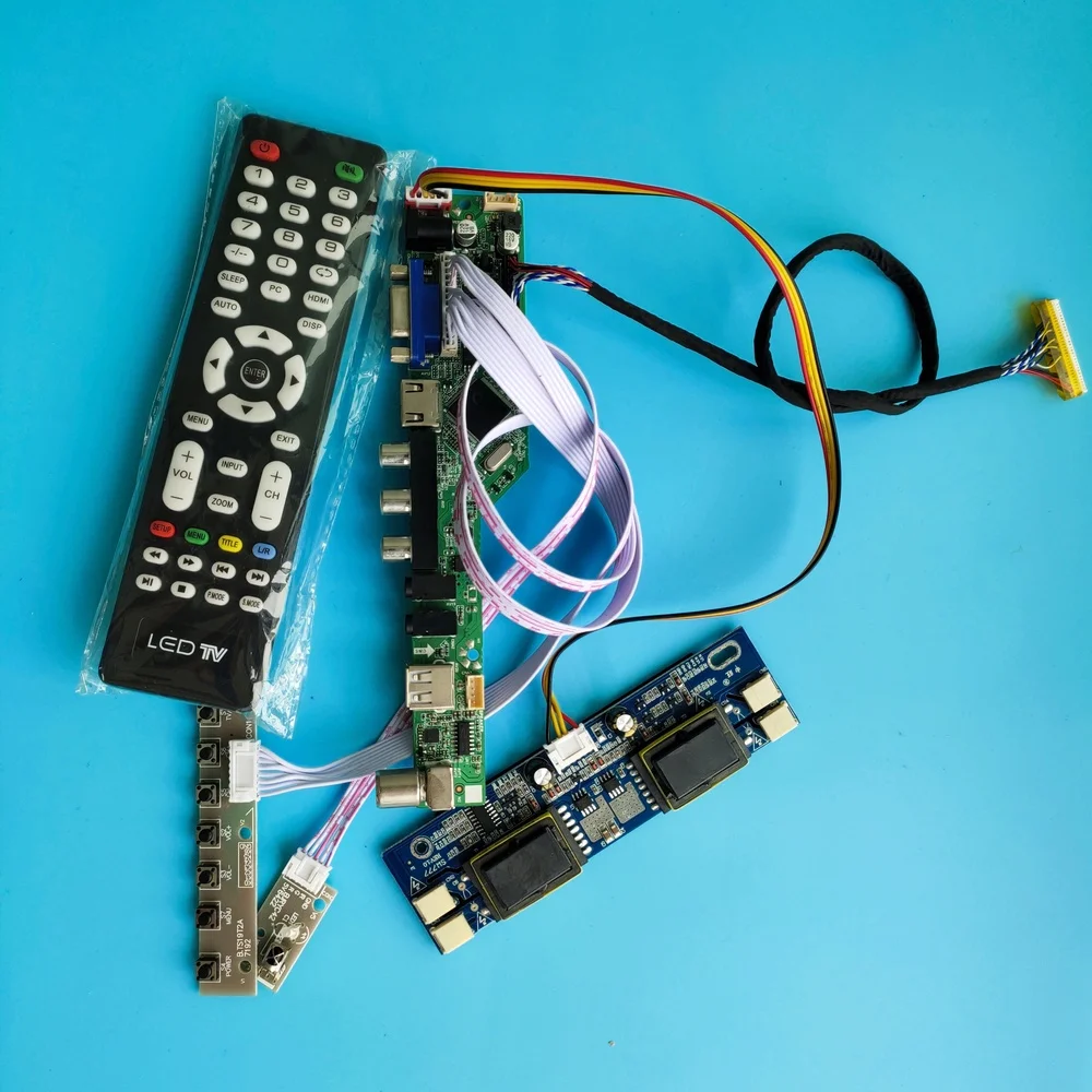 for LM230WF1-TLE3 30pin 1920X1080 23" TV USB Digital Signal Controller Driver Board LCD HDMI-compatible kit Module AV 4 lamps
for LM230WF1-TLE3 30pin 1920X1080 23" TV USB Digital Signal Controller Driver Board LCD HDMI-compatible kit Module AV 4 lamps