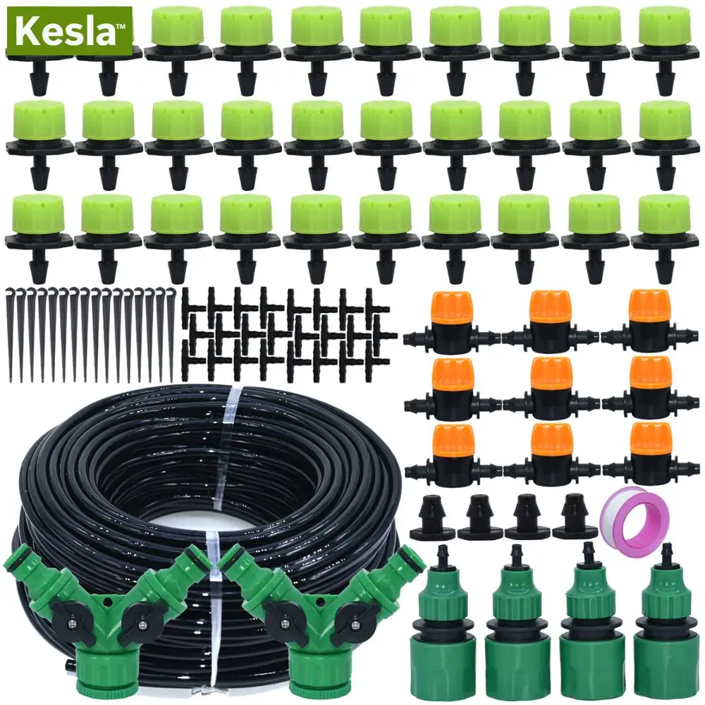KESLA 5-60 м Автоматическая 1/4 "микро капельная система орошения сад цветок лужайка спрей самополив наборы w Регулируемый зеленый капельница
KESLA 5-60 м Автоматическая 1/4 "микро капельная система орошения сад цветок лужайка спрей самополив наборы w Регулируемый зеленый капельница