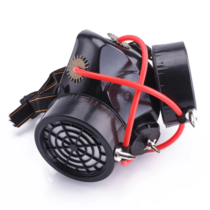 Steampunk Halloween Mask Gears Tube Accessories Rock Cosplay Mask Respirator 2 Canisters 1 Valve Carnival Masks Costume Party
Steampunk Halloween Mask Gears Tube Accessories Rock Cosplay Mask Respirator 2 Canisters 1 Valve Carnival Masks Costume Party