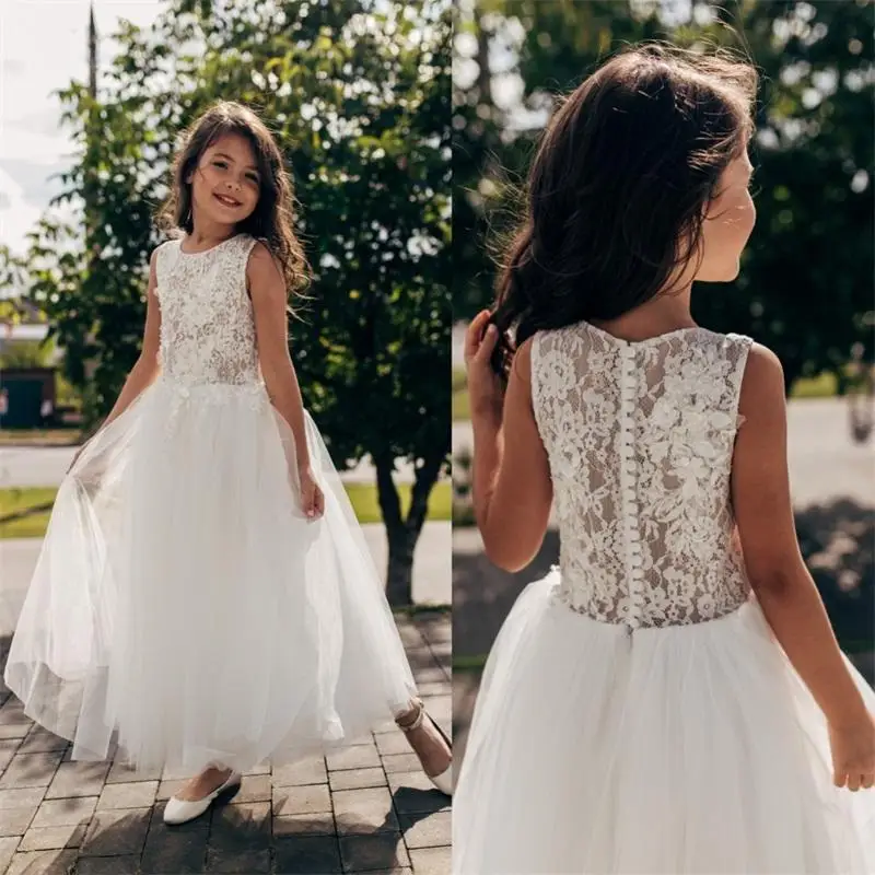 New Kids Pageant Evening Gowns 2022 Lace Ball Gown Flower Girl Dresses For Weddings First Communion Dresses For Girls
New Kids Pageant Evening Gowns 2022 Lace Ball Gown Flower Girl Dresses For Weddings First Communion Dresses For Girls