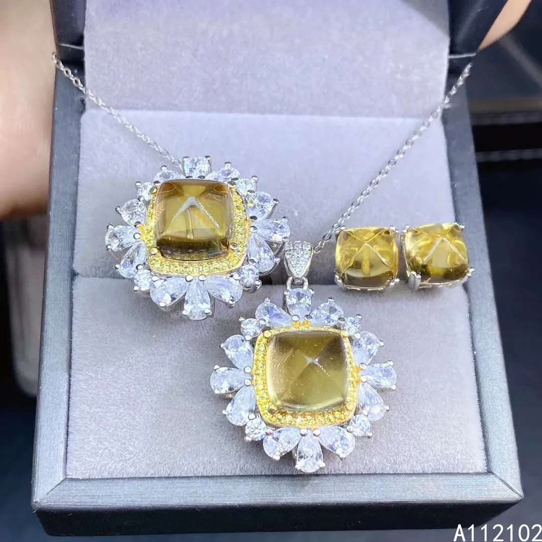 KJJEAXCMY fine jewelry 925 sterling silver inlaid Citrine Girls' trendy pendant ring earrings Chinese style suit support test
KJJEAXCMY fine jewelry 925 sterling silver inlaid Citrine Girls' trendy pendant ring earrings Chinese style suit support test