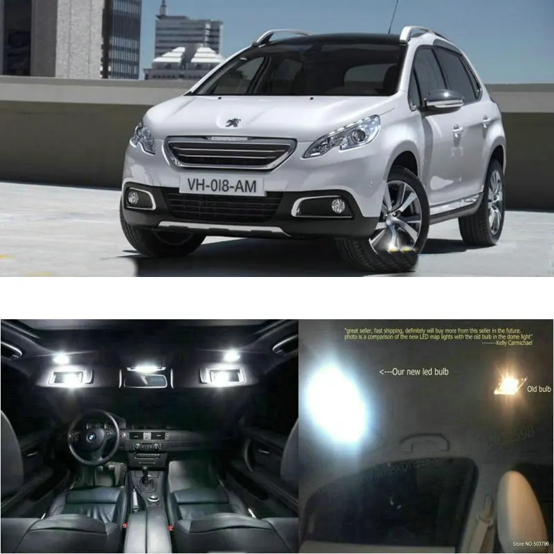 Светодиодные фонари для салона автомобиля для Peugeot 2008 комнатная купольная Карта Чтение лапки двери лампа без ошибок 6 шт.
Светодиодные фонари для салона автомобиля для Peugeot 2008 комнатная купольная Карта Чтение лапки двери лампа без ошибок 6 шт.