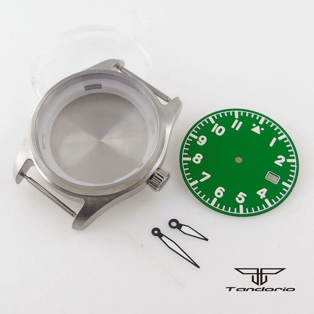 Fit NH35A NH36A 20ATM Waterproof Automatic Diver Brushed Watch Case Green Dial Green Luminous Hand Set Sapphire Crystal
Fit NH35A NH36A 20ATM Waterproof Automatic Diver Brushed Watch Case Green Dial Green Luminous Hand Set Sapphire Crystal