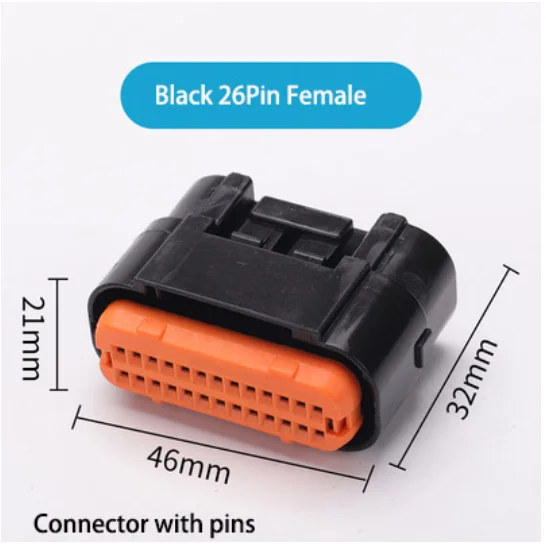MX23A18SF1 MX23A18XF1 50 sets 26pin Automotive cable wire electric plug Ignition wiring harness ECU connector
MX23A18SF1 MX23A18XF1 50 sets 26pin Automotive cable wire electric plug Ignition wiring harness ECU connector