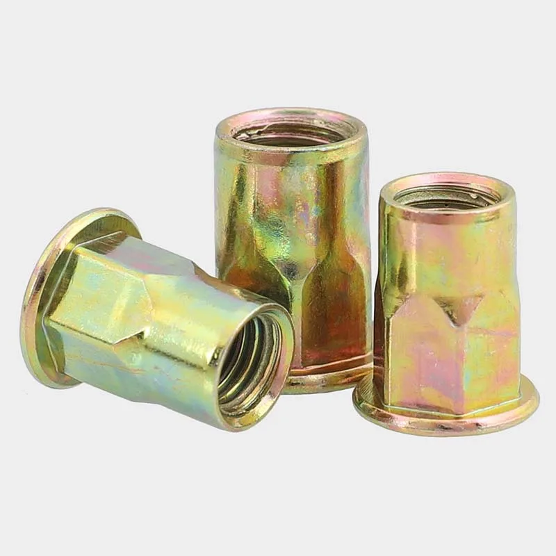 4/20pcs Carbon Steel Full Semi Hex Hexagon Flat Head Binding Rivet Nut M4 M5 M6 M8 M10 M12 Insert Rivnut Nutsert Metric Thread
4/20pcs Carbon Steel Full Semi Hex Hexagon Flat Head Binding Rivet Nut M4 M5 M6 M8 M10 M12 Insert Rivnut Nutsert Metric Thread