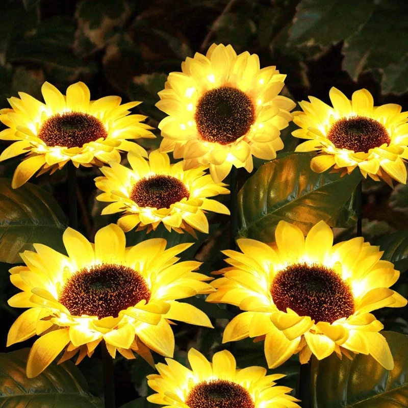 Garden Decor Sunflower Lawn Light Solar LED Lamps Waterproof Courtyard Decoration Outdoor Landscape Lighting For Patch
Garden Decor Sunflower Lawn Light Solar LED Lamps Waterproof Courtyard Decoration Outdoor Landscape Lighting For Patch