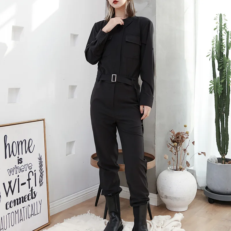 Women's One-Piece Overalls Spring And Autumn New Korean Fashion Trend Zipper Front Casual Large Size Dress Pants
Women's One-Piece Overalls Spring And Autumn New Korean Fashion Trend Zipper Front Casual Large Size Dress Pants