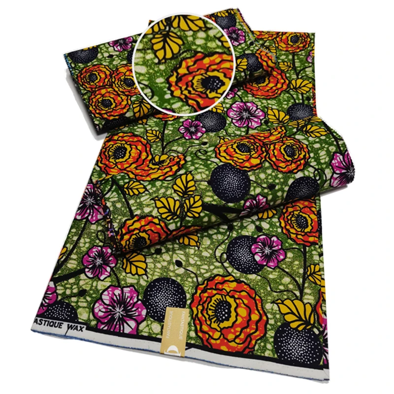 Popular High Quality Ankara African Wax Fabric 6 Yards Golden Print With Glittering Gold Wax Line Layer Surface Pagne For Sewing
Popular High Quality Ankara African Wax Fabric 6 Yards Golden Print With Glittering Gold Wax Line Layer Surface Pagne For Sewing