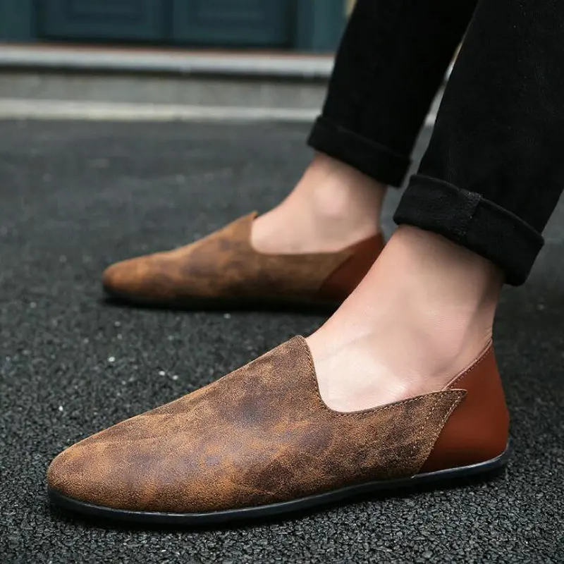 Soft Leather Men Driving boat Loafers New Handmade Casual Shoes Men Moccasins For Men Leather Flat Shoes big size 38-48 jjip
Soft Leather Men Driving boat Loafers New Handmade Casual Shoes Men Moccasins For Men Leather Flat Shoes big size 38-48 jjip