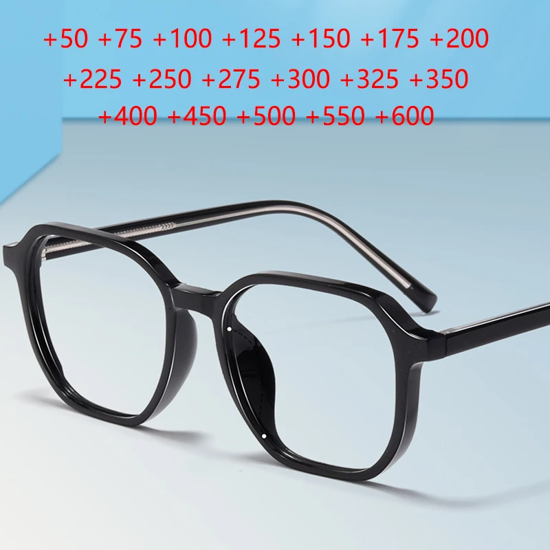 Oversized Polygonal Reading Glasses Men Women Presbyopic Glasses Full Big Frame Magnifying Ultralight Eyewear Fashion Eyeglasses
Oversized Polygonal Reading Glasses Men Women Presbyopic Glasses Full Big Frame Magnifying Ultralight Eyewear Fashion Eyeglasses