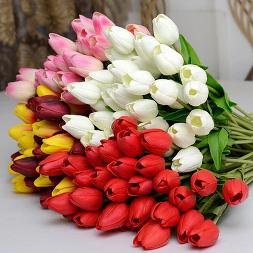 Pretty Latex Real Touch Artificial Silk Tulip Flower for Office Desk Wedding Bouquet Home Christmas Decor
Pretty Latex Real Touch Artificial Silk Tulip Flower for Office Desk Wedding Bouquet Home Christmas Decor
