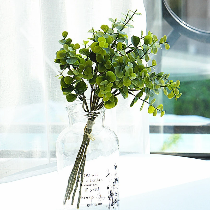 6PCS/Bunch Artificial Plants Eucalyptus Leaves Handmade Bouquet Vase for Home Decor Garden Wedding Bridal Accessories Clearance
6PCS/Bunch Artificial Plants Eucalyptus Leaves Handmade Bouquet Vase for Home Decor Garden Wedding Bridal Accessories Clearance