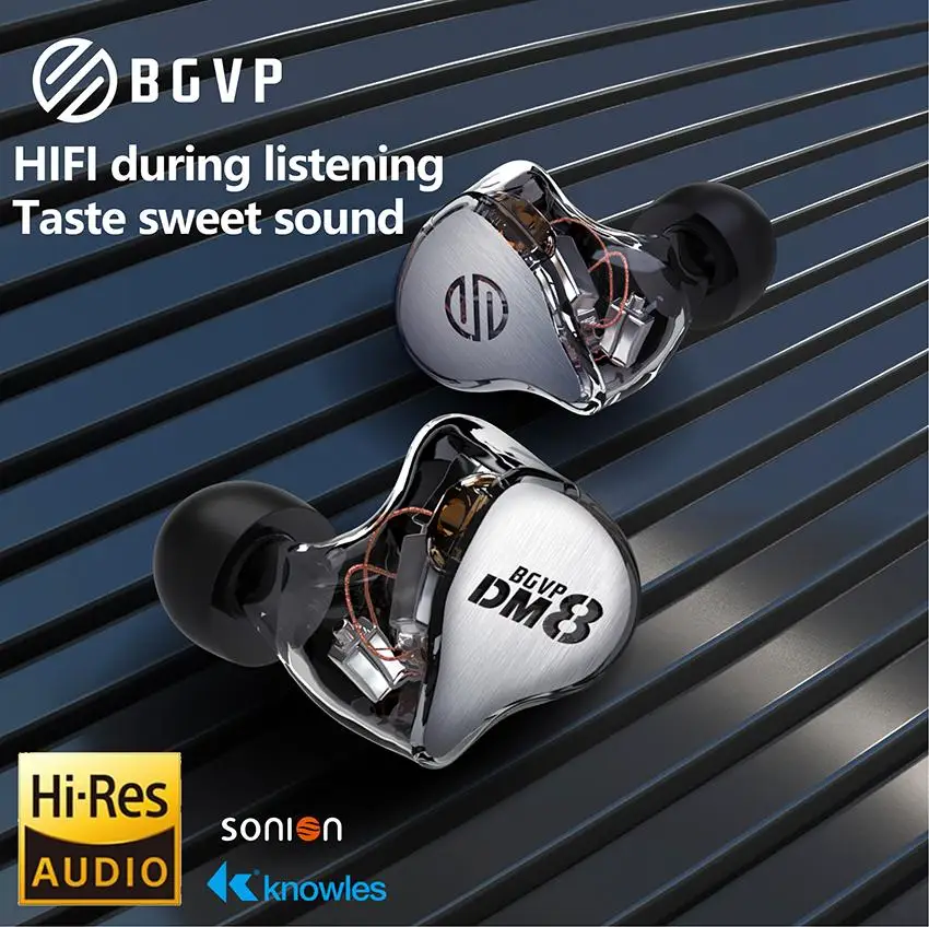 BGVP DM8 Knowles Sonion Balanced 8BA Hybrid In-ear HIFI Monitor Music Noise Reduction Audiophile Musician MMCX Earphones Earbuds
BGVP DM8 Knowles Sonion Balanced 8BA Hybrid In-ear HIFI Monitor Music Noise Reduction Audiophile Musician MMCX Earphones Earbuds