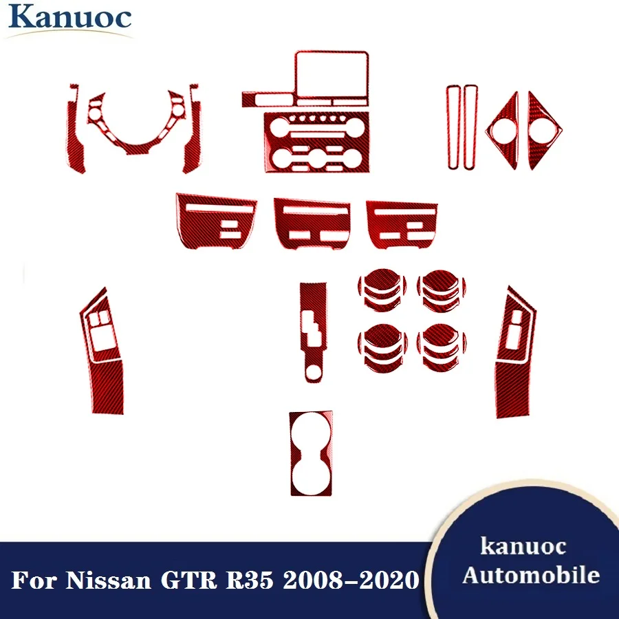 Car Carbon Fiber Red Stickers Cover Trim Car Interior Decorative Accessories Various Parts For Nissan GTR R35 2008-2020
Car Carbon Fiber Red Stickers Cover Trim Car Interior Decorative Accessories Various Parts For Nissan GTR R35 2008-2020