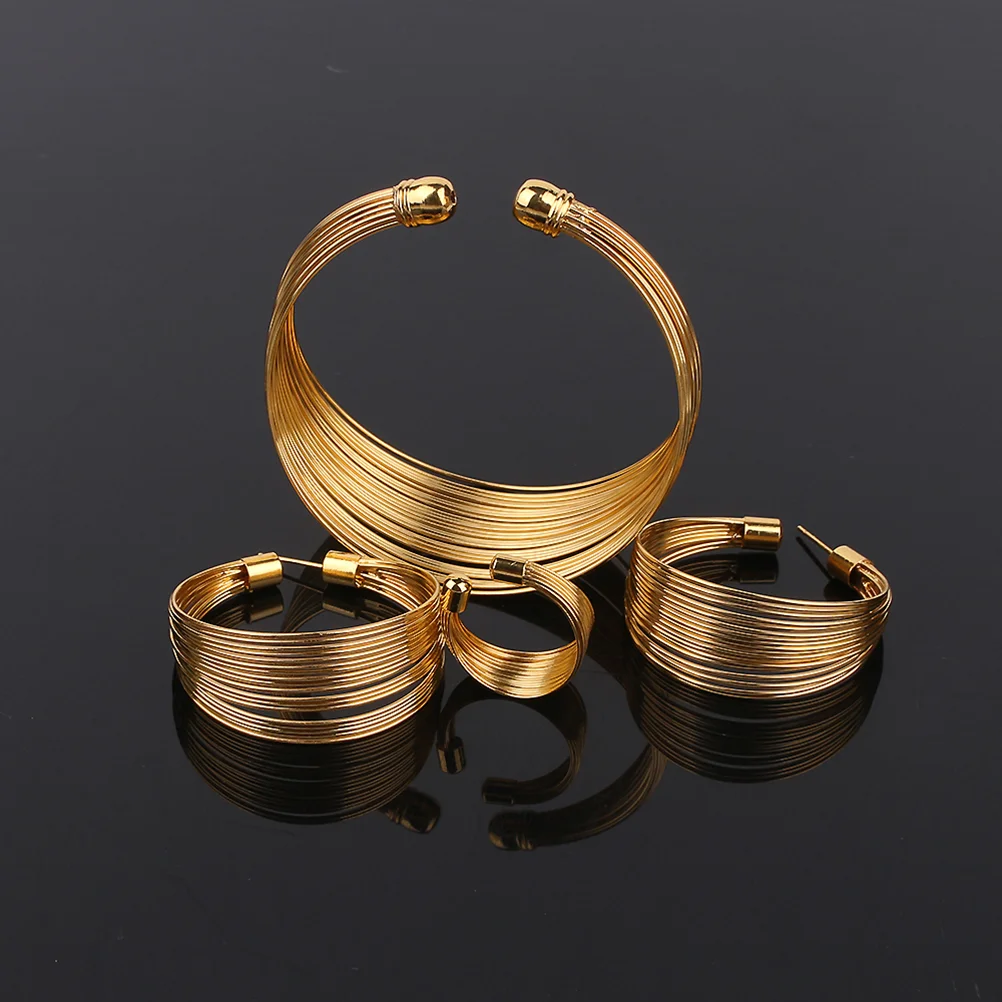 Jewelry African Suit Women Choker Egyptian Gold Necklace Bridal Set Earrings Collars Multiple Necklaces Strands Ethnic Africa
Jewelry African Suit Women Choker Egyptian Gold Necklace Bridal Set Earrings Collars Multiple Necklaces Strands Ethnic Africa