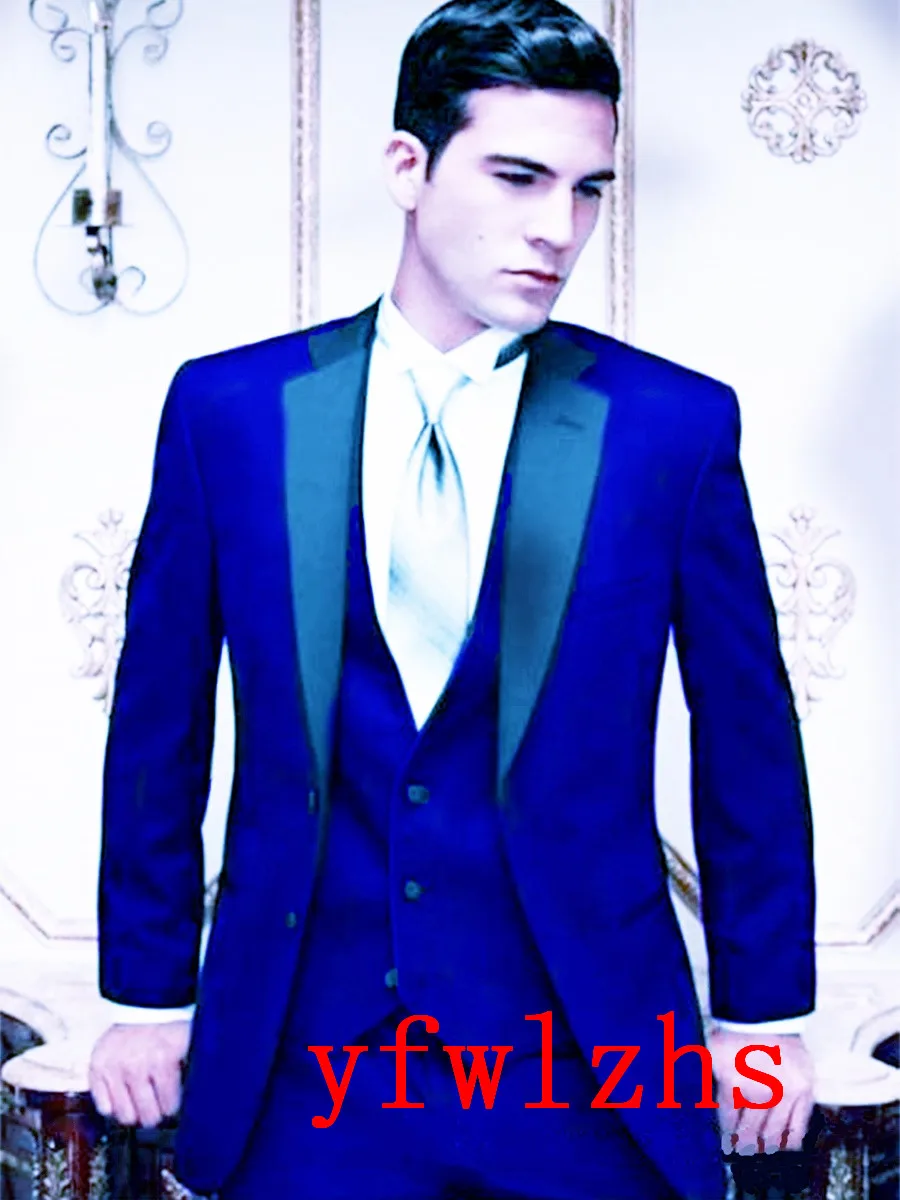 Handsome Two Buttons Groomsmen Notch Lapel Groom Tuxedos Men Suits Wedding/Prom Best Blazer ( Jacket+Pants+Vest+Tie) B279
Handsome Two Buttons Groomsmen Notch Lapel Groom Tuxedos Men Suits Wedding/Prom Best Blazer ( Jacket+Pants+Vest+Tie) B279