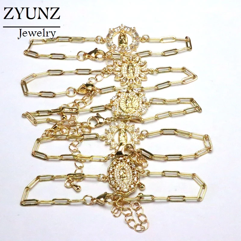 6 шт., браслет с изображением Иисуса CZ Micro Pave, рельефные браслеты, браслет-цепочка, браслеты-цепочки в стиле панк с микро Pave CZ
6 шт., браслет с изображением Иисуса CZ Micro Pave, рельефные браслеты, браслет-цепочка, браслеты-цепочки в стиле панк с микро Pave CZ