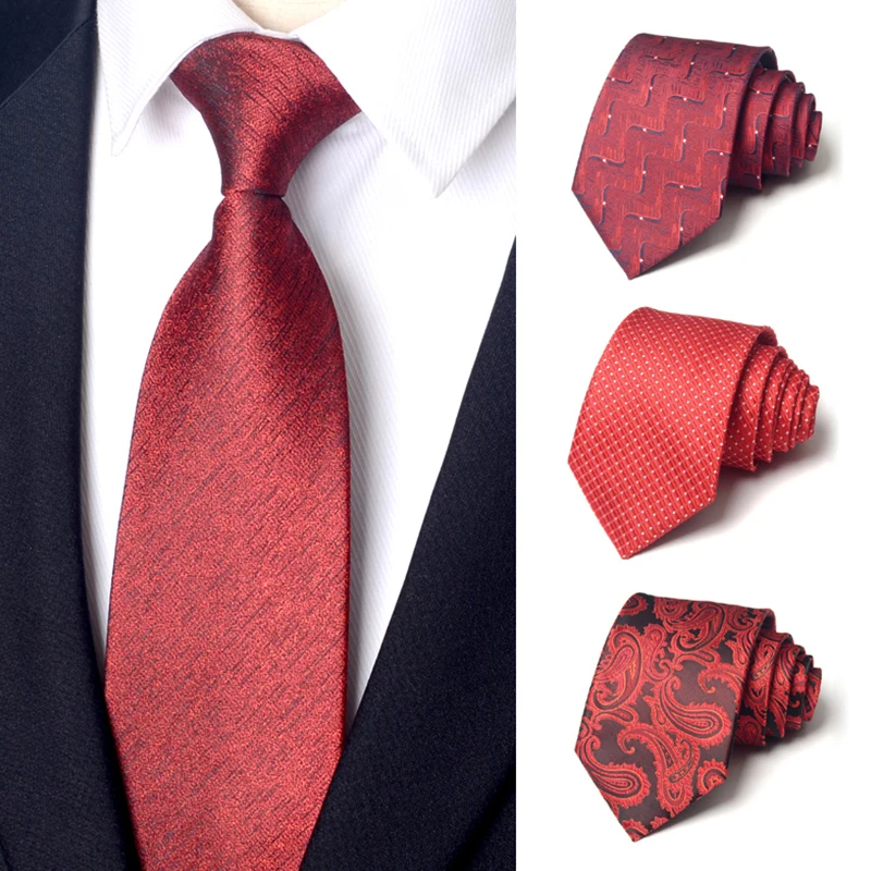 High Quality Red Purple standard 8cm wide Men's Tie Fashionable Shirt Accessory Business Banquet Gifts Hand Tie a Knot Necktie
High Quality Red Purple standard 8cm wide Men's Tie Fashionable Shirt Accessory Business Banquet Gifts Hand Tie a Knot Necktie