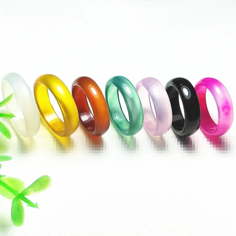 Multicolor Real Jade HandRing Natural Agate Chalcedony Finger Decoration Ring Fine Jewelry Lucky Accessories Unisex
Multicolor Real Jade HandRing Natural Agate Chalcedony Finger Decoration Ring Fine Jewelry Lucky Accessories Unisex