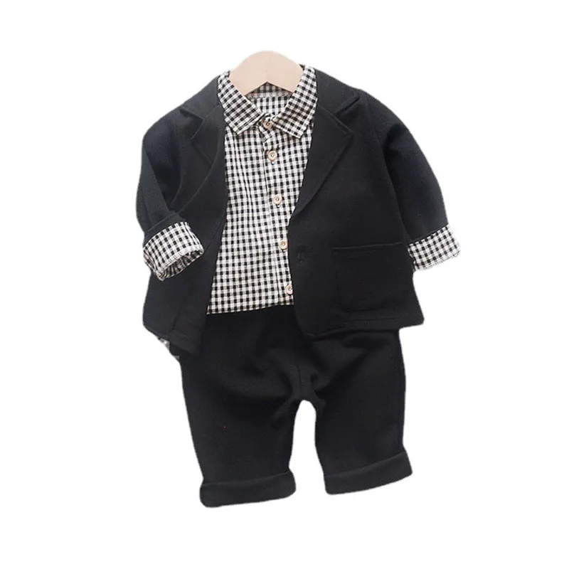 New Spring Autumn Baby Boy Clothing Suit Children Cotton Coat Shirt Pants 3Pcs/Set Toddler Casual Costume Kids Gentleman Clothes
New Spring Autumn Baby Boy Clothing Suit Children Cotton Coat Shirt Pants 3Pcs/Set Toddler Casual Costume Kids Gentleman Clothes