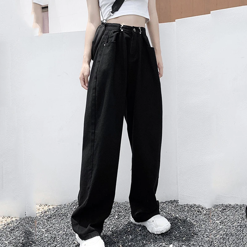 Women's High Waist Straight Long Jeans Loose Boyfriends Wide Leg Mom Jeans Oversized Vintage Denim Harem Pants Ladies Trousers
Women's High Waist Straight Long Jeans Loose Boyfriends Wide Leg Mom Jeans Oversized Vintage Denim Harem Pants Ladies Trousers