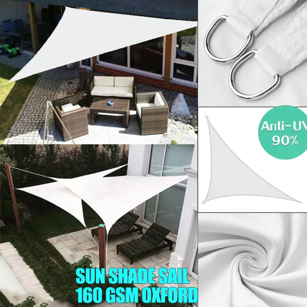 Waterproof Sun Shelter Triangle Sunshade Protection Outdoor Canopy Garden Patio Pool Shade Sail Awning Camping Shade Cloth Large
Waterproof Sun Shelter Triangle Sunshade Protection Outdoor Canopy Garden Patio Pool Shade Sail Awning Camping Shade Cloth Large