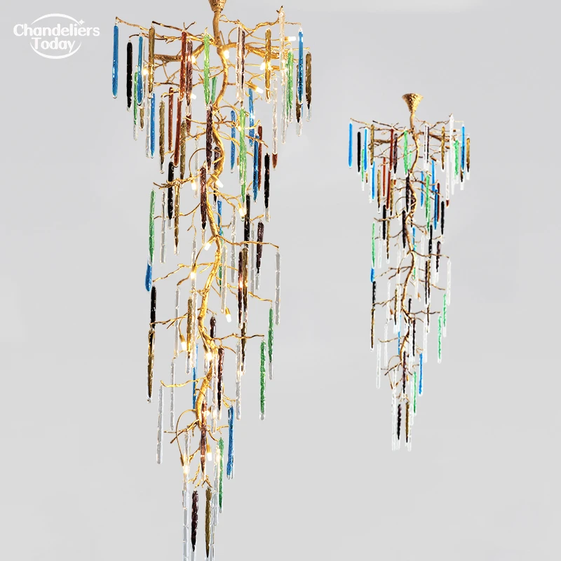 Modern Brass Chandelier Lighting Fixture LED Chandeliers Glass Drop Copper Pendant Hanging Light for Living Dining Room Decor
Modern Brass Chandelier Lighting Fixture LED Chandeliers Glass Drop Copper Pendant Hanging Light for Living Dining Room Decor