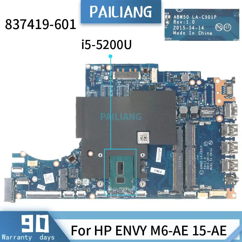 837419-001 для HP ENVY M6-AE 15-AE 837419-601 LA-C501P SR23Y системная плата ноутбука Материнская плата DDR3 Протестирована ОК
837419-001 для HP ENVY M6-AE 15-AE 837419-601 LA-C501P SR23Y системная плата ноутбука Материнская плата DDR3 Протестирована ОК
