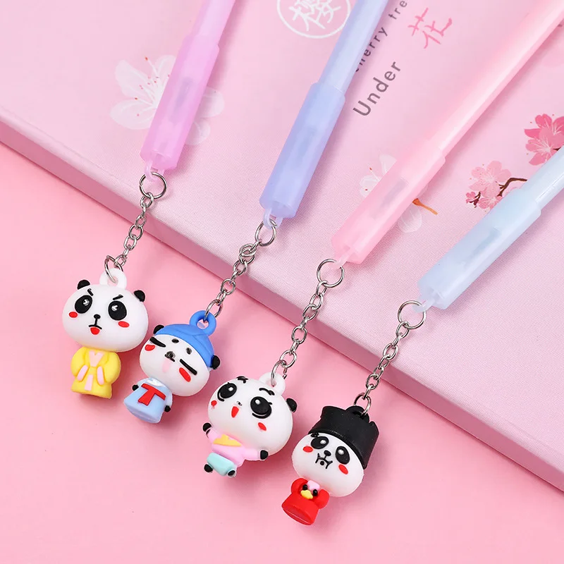 24 PCs Korean Creative Cartoon Panda Pendant Gel Pen Cute Pendant Pen Student Exam Signature Pen Learning Stationery Wholesale
24 PCs Korean Creative Cartoon Panda Pendant Gel Pen Cute Pendant Pen Student Exam Signature Pen Learning Stationery Wholesale