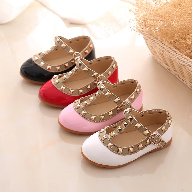 Girls Casual Rivets Single Shoes Kids Leather Children Toddler Girls Princess Flat Dance Party Wedding Shoes Summer Autumn
Girls Casual Rivets Single Shoes Kids Leather Children Toddler Girls Princess Flat Dance Party Wedding Shoes Summer Autumn