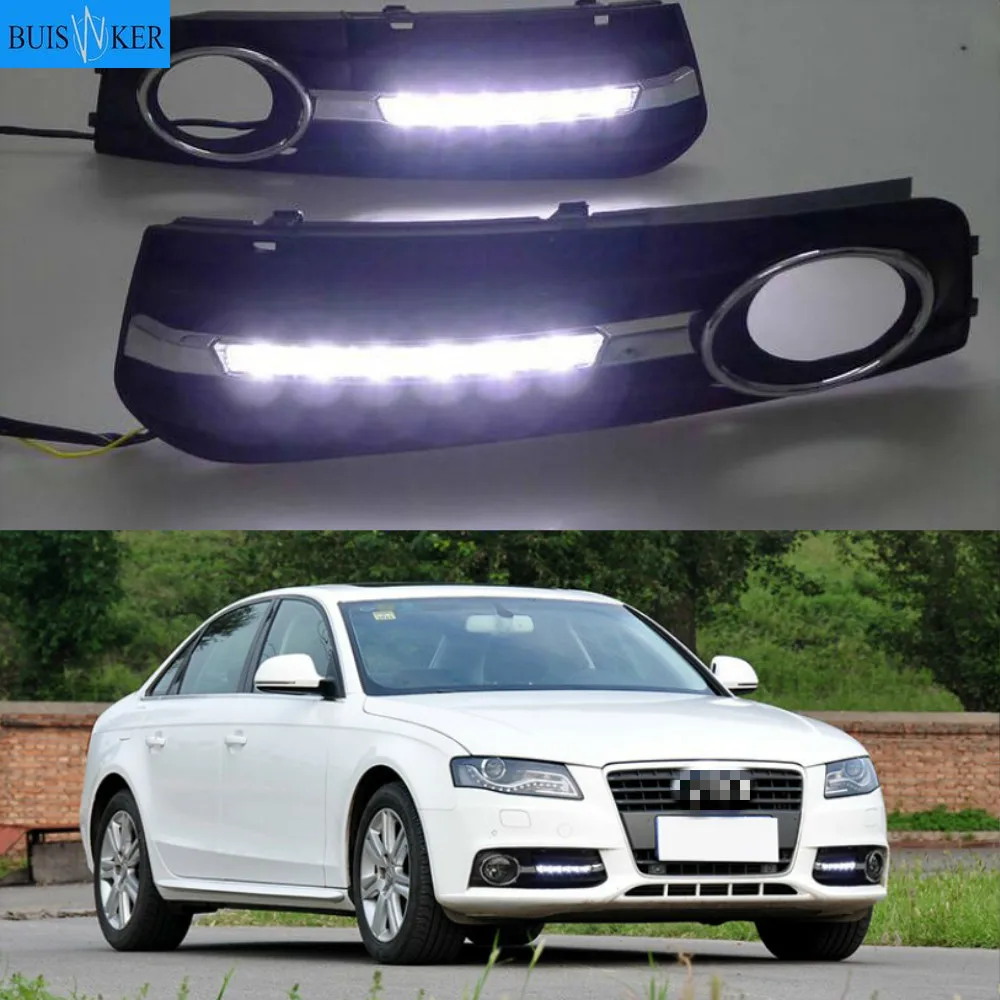 Car 1 Set For Audi A4 A4L B8 2009 2010 2011 2012 LED DRL Daytime Running Lights Daylight Fog Lamp cover hole
Car 1 Set For Audi A4 A4L B8 2009 2010 2011 2012 LED DRL Daytime Running Lights Daylight Fog Lamp cover hole