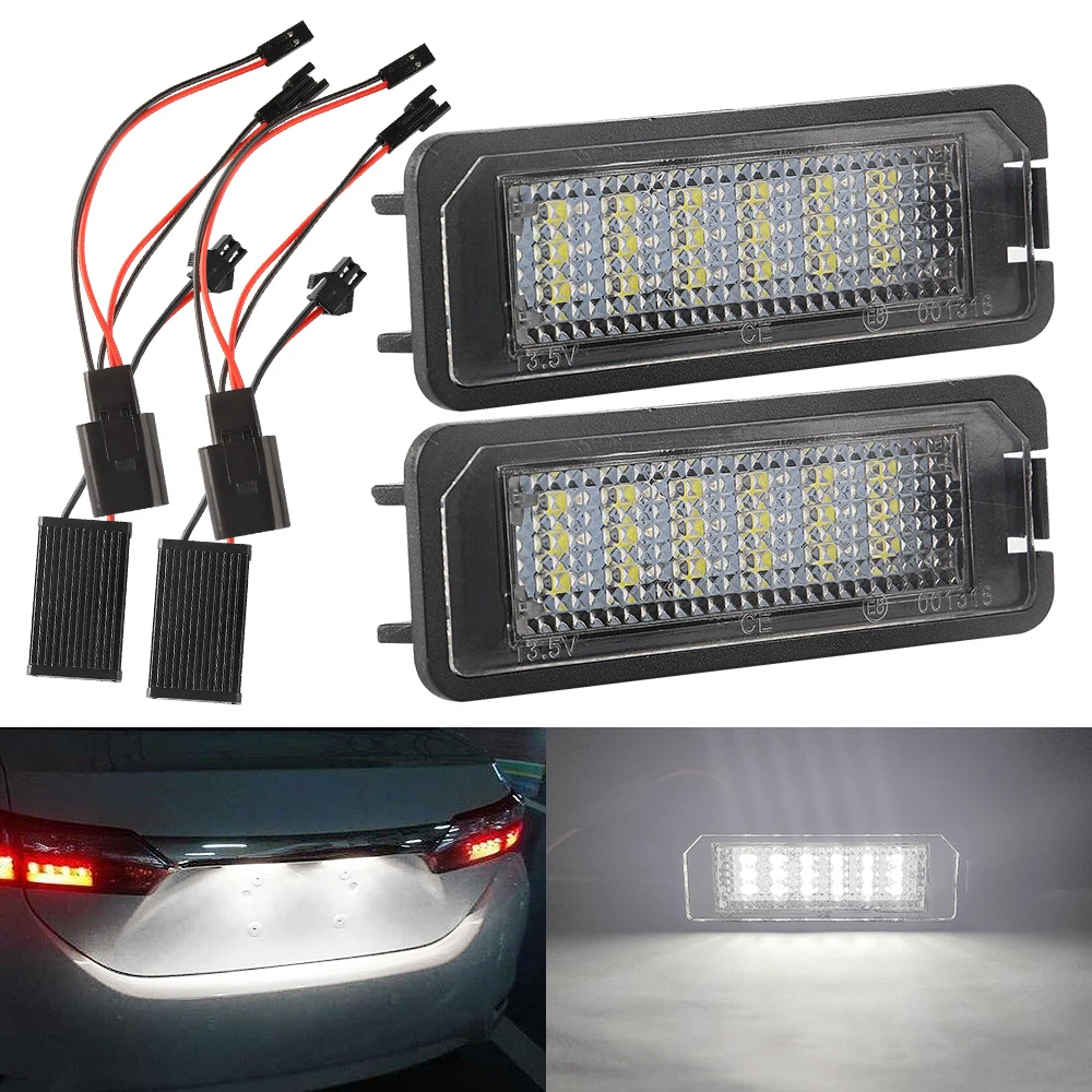 Car LED License Number Plate Light 12V 3W 18SMD Error-Free Bulb For VW Golf MK4 MK5 MK6 Passat Polo CC Eos VW NEW Beetle II 2006
Car LED License Number Plate Light 12V 3W 18SMD Error-Free Bulb For VW Golf MK4 MK5 MK6 Passat Polo CC Eos VW NEW Beetle II 2006
