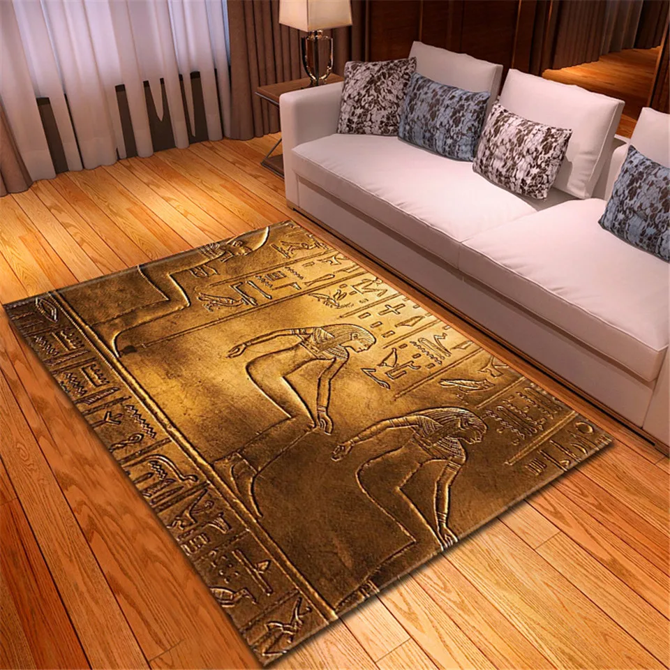 Ancient Egypt Element 3D Printing Carpet Living Room Home Egyptian Decor Water Absorption Bathroom Mat Large Bedside Rugs
Ancient Egypt Element 3D Printing Carpet Living Room Home Egyptian Decor Water Absorption Bathroom Mat Large Bedside Rugs