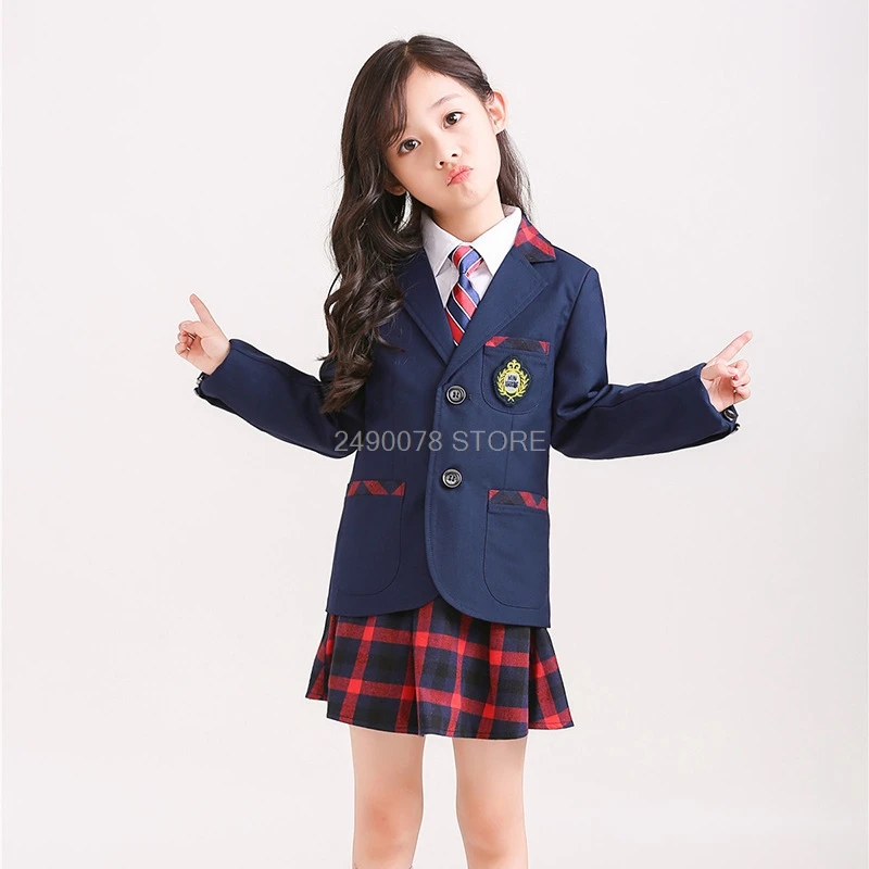 2019 School Kids Jacket+Pants+tie 3pcs Suits for Boys England Style Girls Formal Wedding Blazer Suit Performance Suit
2019 School Kids Jacket+Pants+tie 3pcs Suits for Boys England Style Girls Formal Wedding Blazer Suit Performance Suit
