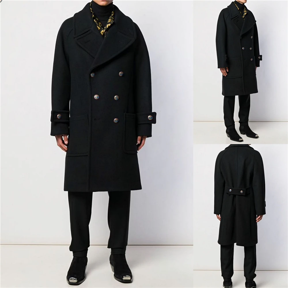 Black Wool Warm Mens Coat Suits Long Men Formal Business Birthday Tailored Fit Prom Party Tuxedos Blazer Only One Jacket
Black Wool Warm Mens Coat Suits Long Men Formal Business Birthday Tailored Fit Prom Party Tuxedos Blazer Only One Jacket