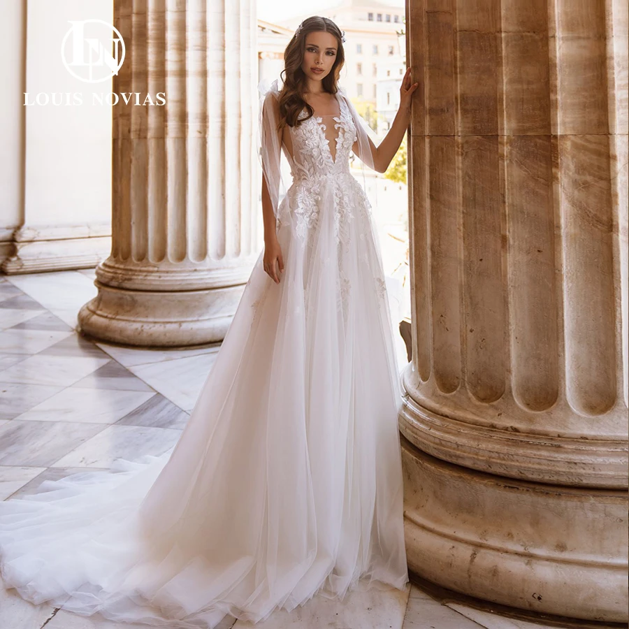 LOUIS NOVIAS Свадебное платье трапециевидной формы с открытой спиной и цветочной вышивкой, v-образным вырезом, струящееся свадебное платье без рукавов, Vestidos De Novia
LOUIS NOVIAS Свадебное платье трапециевидной формы с открытой спиной и цветочной вышивкой, v-образным вырезом, струящееся свадебное платье без рукавов, Vestidos De Novia
