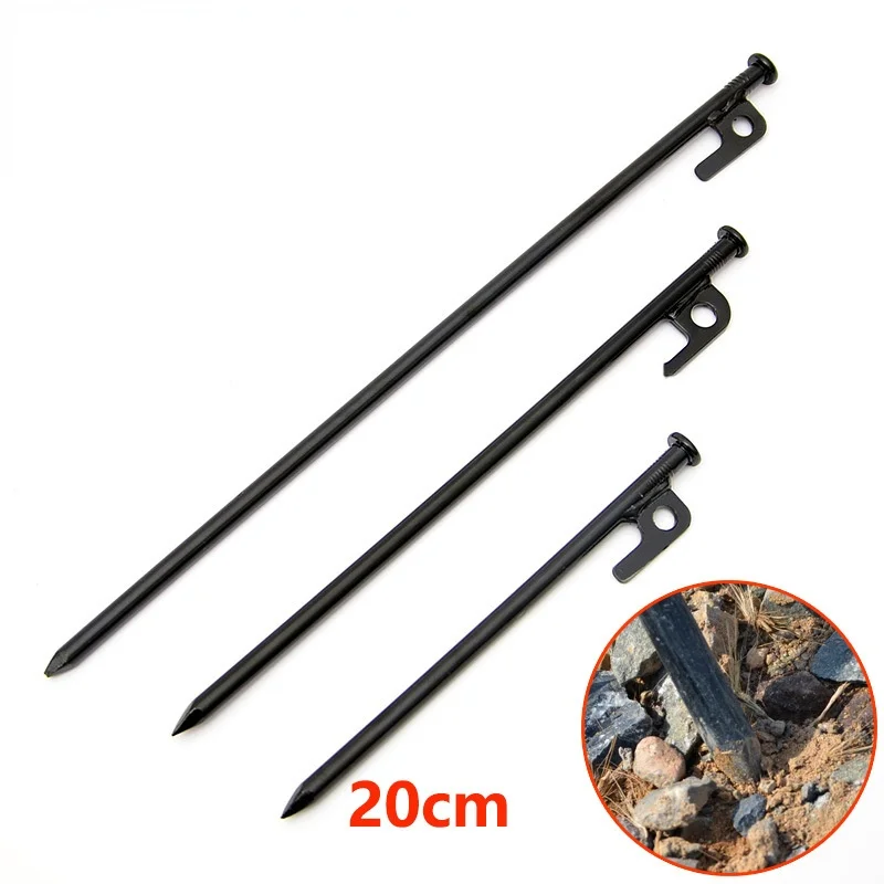 6 Pieces of Steel Ground Nails for Outdoor Camping, Bold and Long Steel Ground Nails for Sky Curtain Beach Snow Tents 20cm 2021
6 Pieces of Steel Ground Nails for Outdoor Camping, Bold and Long Steel Ground Nails for Sky Curtain Beach Snow Tents 20cm 2021