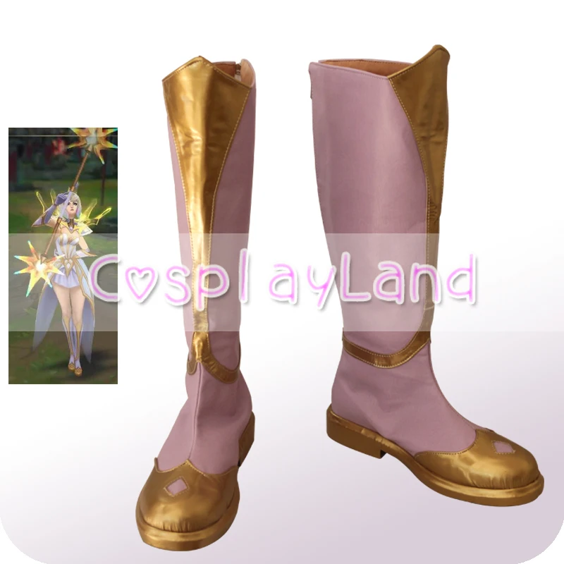 LOL Lux Pink Cosplay Boots Shoes Women Shoes Game Costume Customized Accessories Halloween Party Shoes
LOL Lux Pink Cosplay Boots Shoes Women Shoes Game Costume Customized Accessories Halloween Party Shoes
