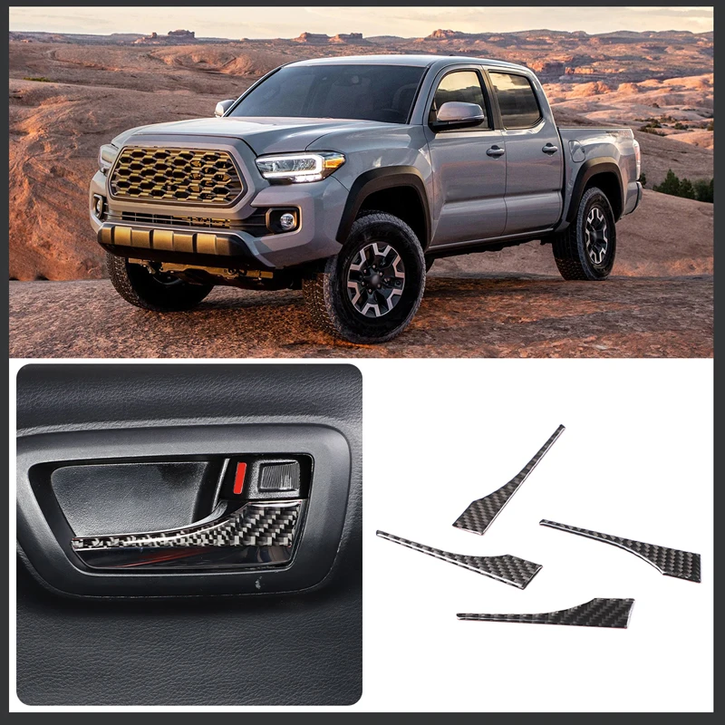For Toyota Tacoma 2015-2020 car styling soft carbon fiber inner handle decorative stickers car interior modification accessories
For Toyota Tacoma 2015-2020 car styling soft carbon fiber inner handle decorative stickers car interior modification accessories